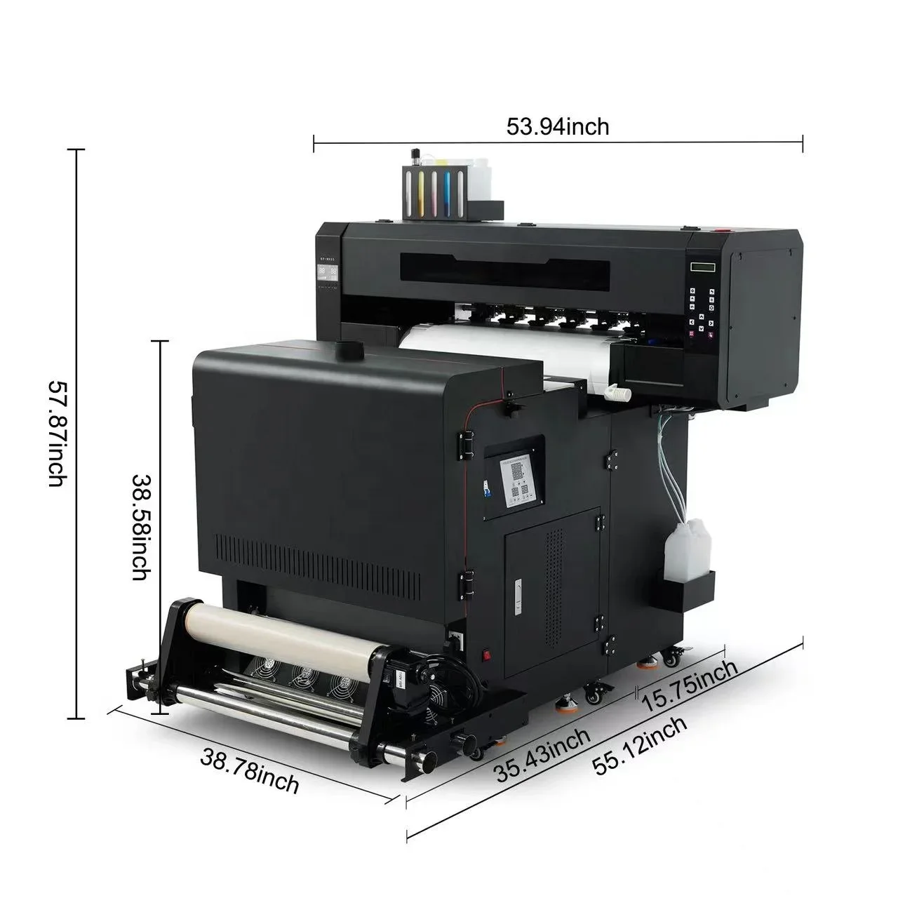 A1 24inch DTF Printer 60cm T Shirts Printing Machine All In One DTF Printer With Powder Shaker Oven