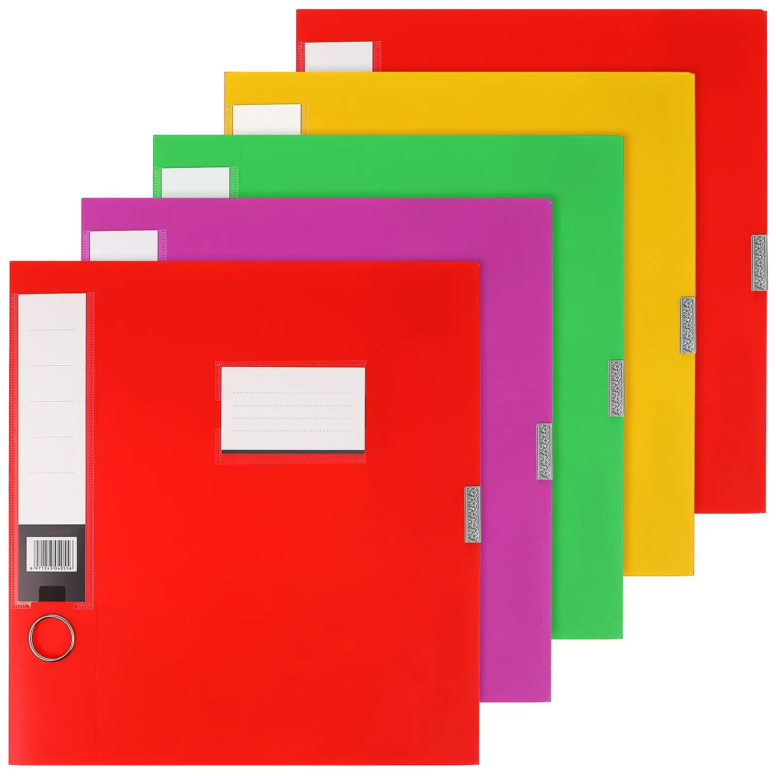 

5 pcs File Boxes Archive Storage Organizer Foldable Document Holder Eco PP Material Neat Home Office Solution