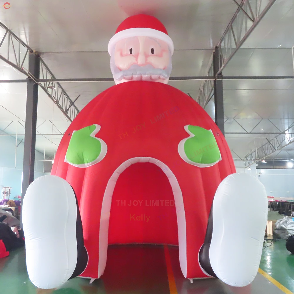 Tenda gonfiabile gigante della tenda del tunnel di Natale della tenda della cupola di Babbo Natale di trasporto veloce per Natale