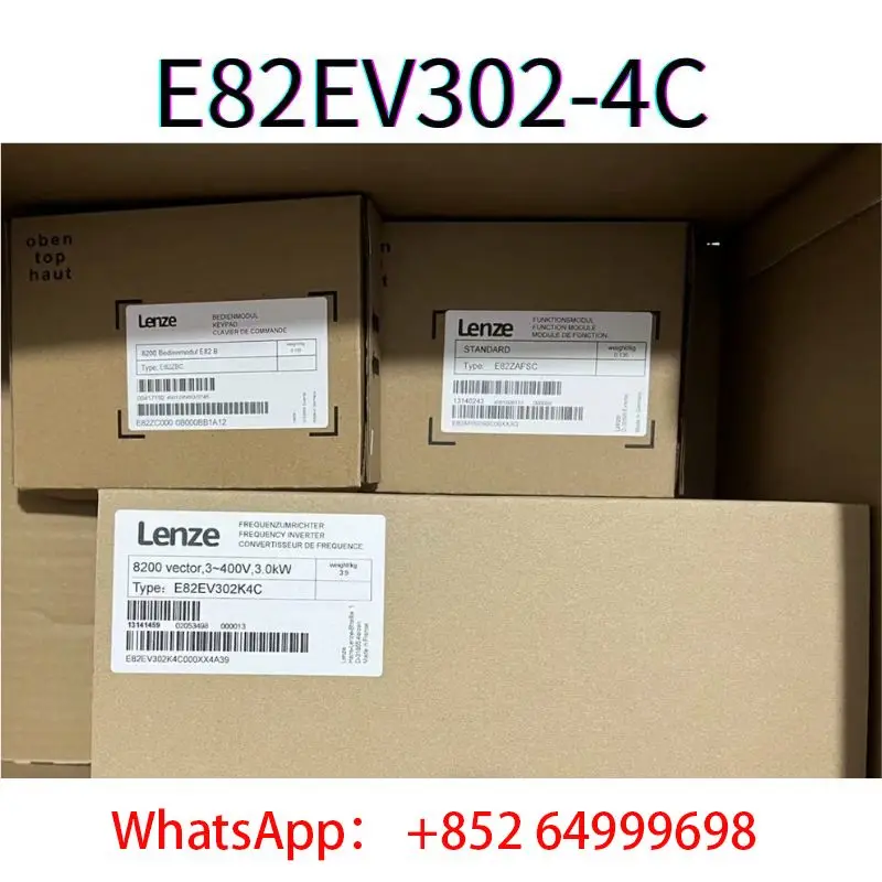 

Brand New Original 8200 series frequency converter E82EV302-4C E82EV302K4C E82EV302K4C200