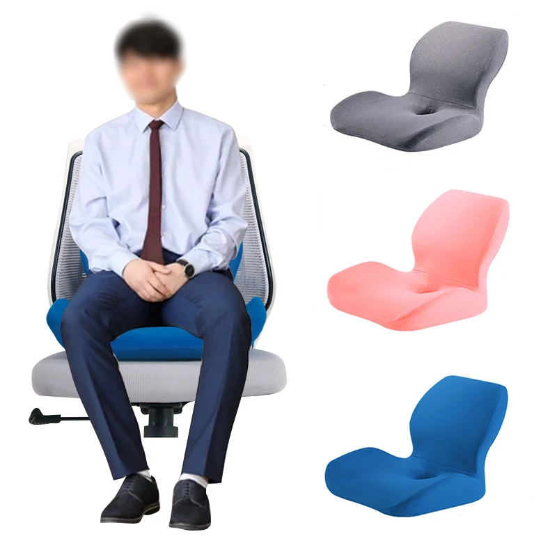 Memory Foam Seat Cushion Orthopedic Pillow for Home Office Chair Cushion Support Waist Back Cushion Car Seat Hip Massage