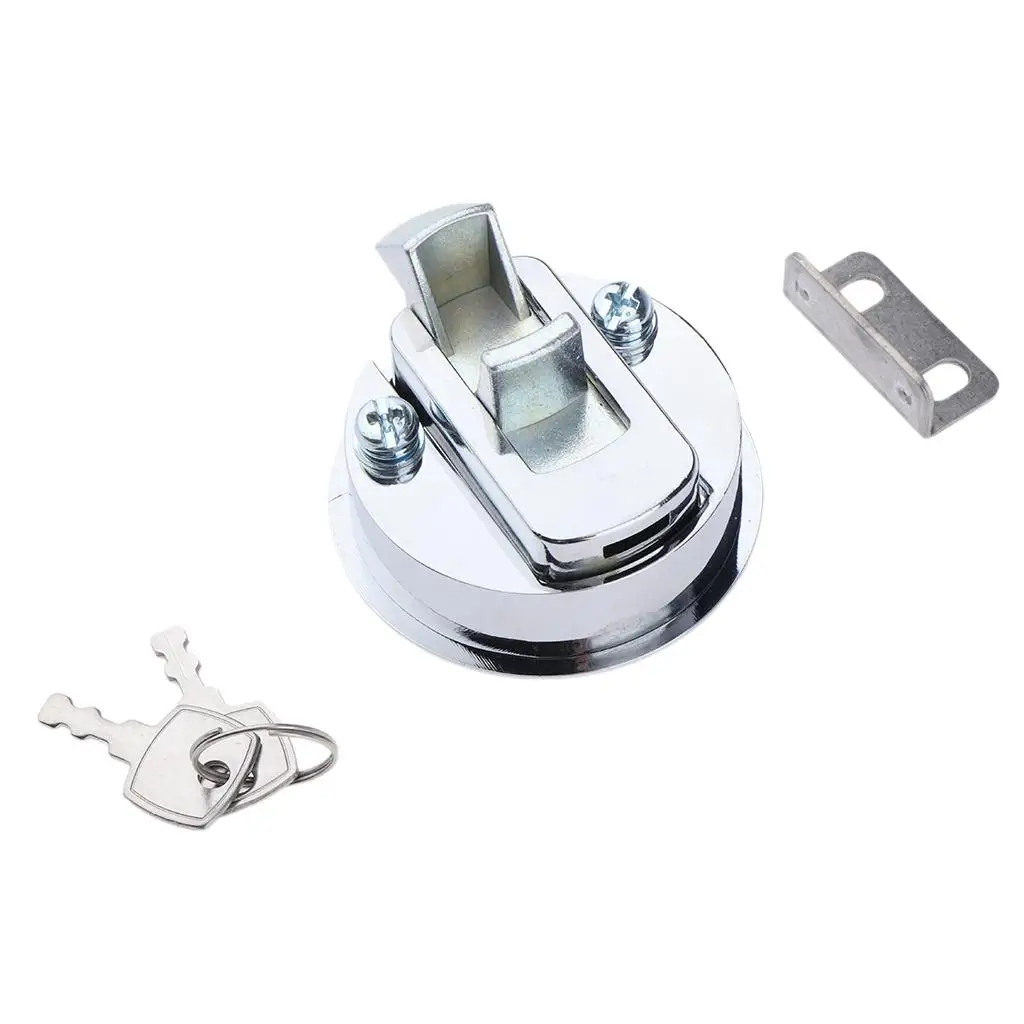 Marine Boat Accessories Stainless Steel Flush Pull Latch Recessed Lock for RV Toolbox Shower Room Door