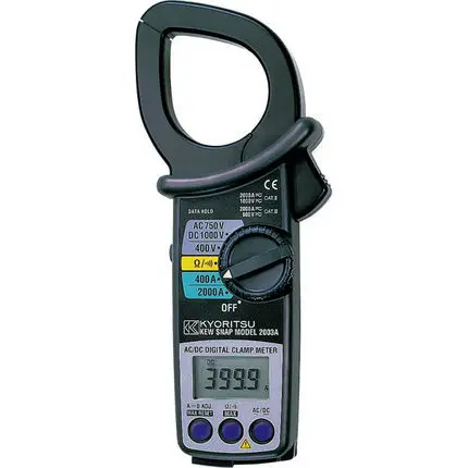 KYORITSU 2003A Digital AC/DC Clamp Meter  MAX AC/DC2000A  CAT.III 1000V/CAT.IV 600V