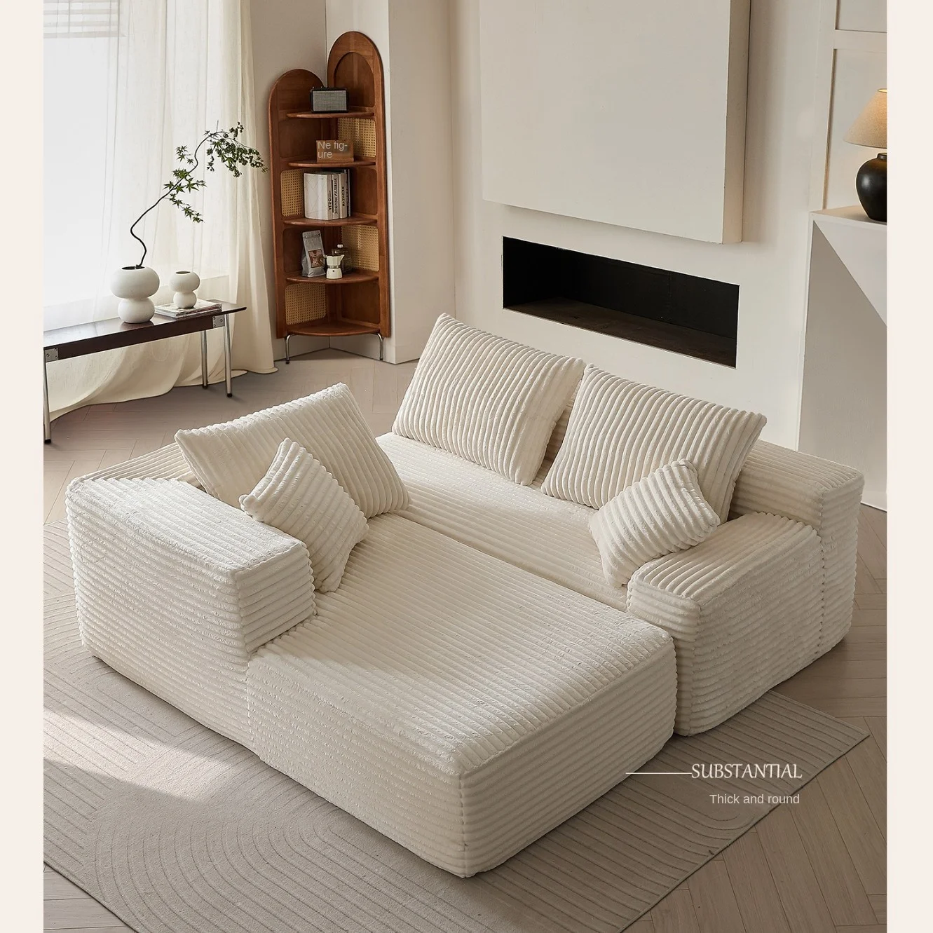 모던 모듈형 압축 진공 소파 세트 가구 및 아파트 스타일 가구 소파 침대형