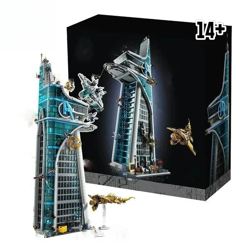 

Набор строительных блоков Disney Avail 76269 The Bugle Daily Avengers Tower, подарочный набор для дня рождения, рождественской вечеринки, детские строительные блоки
