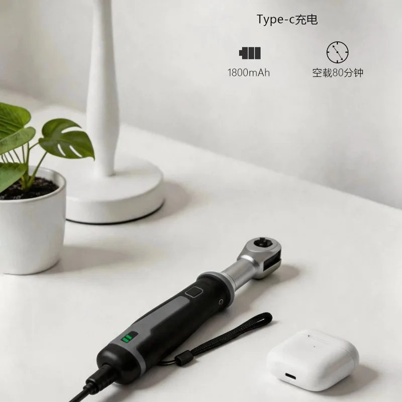 3.6V ratchet electric wrench 1/4 interface sleeve manual integrated rechargeable wrench car maintenance tool