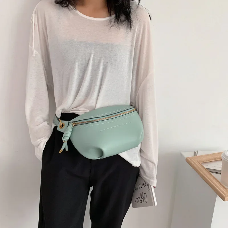 New Women Waist Packs Leather Fanny Letter Belt Bags Shoulder Wild Messenger Fashion Chest Crossbody Bag Handbags Bolso Mujer