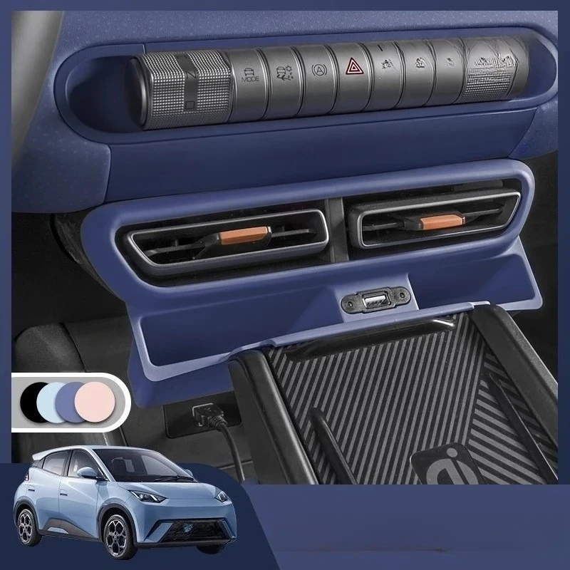 For BYD Seagull USB Charging Out of Trend Storage Box Air Conditioner Out of Trend Storage Box Interior Supplies Car Accessories