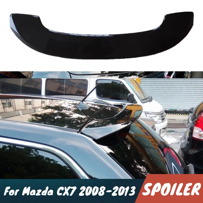 

For Mazda CX7 2008-2013 High Quality ABS Plastic Car Rear Trunk Lid Roof Spoiler Wings Body Kit Exterior Tuning Accessories