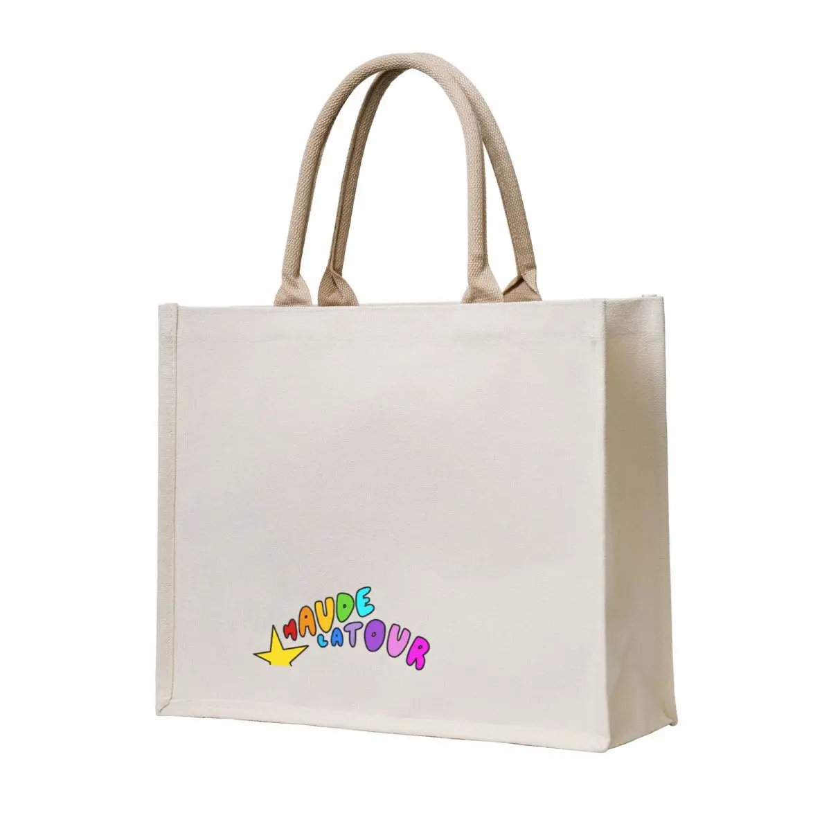 

logo maude latour Tote Bag supermarket folding bag canvas bags hand bag custom bags