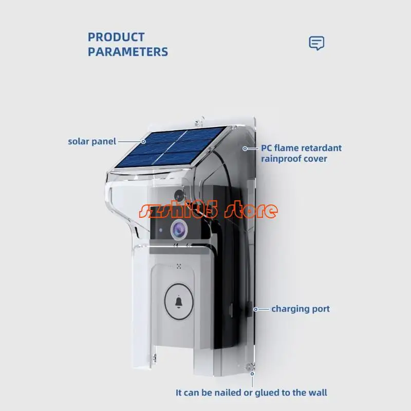 781E Totón lluvia con panel solar
