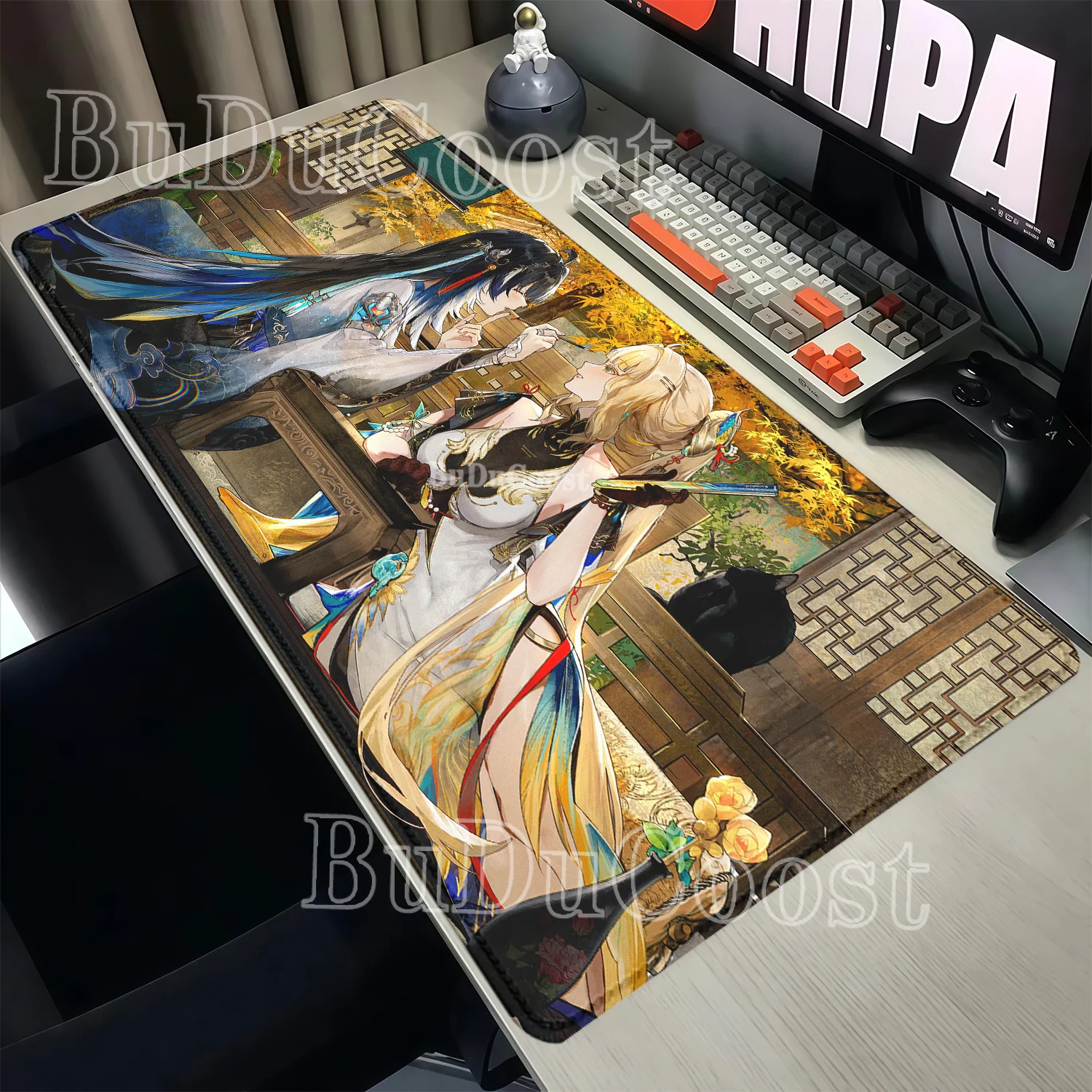 Mouse Pad HD Printing Suisui‌ Yangyang Wuthering Waves WuWa Office Accessories Mousepad Gaming Non-slip Anime Sexy Girl Desk Mat