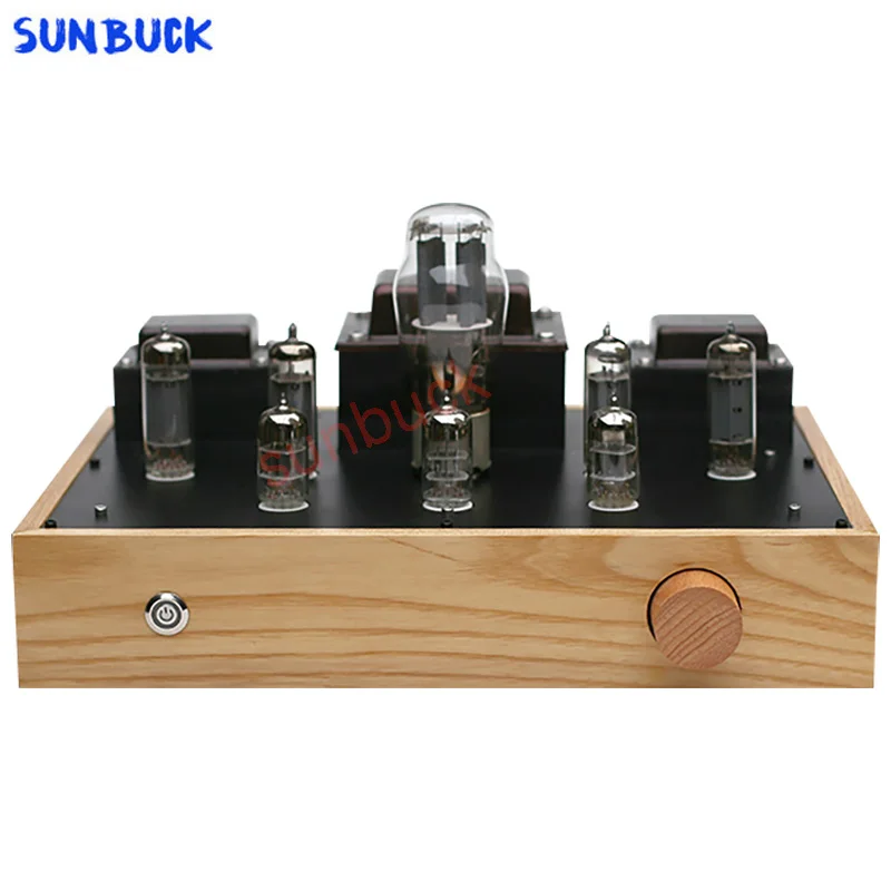 

SUNBUCK EL84 6P14 Push-Pull 6N3 6N1 Tube Amplifier 2.0 Stereo 15W Class A 5U4G 6P14 Vacuum Tube Amplifier Audio