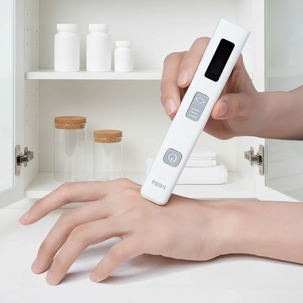 Mini 308nm UVB Phototherapy Machine Handheld UV Light Therapy Device for Vitiligo Psoriasis s kin Care Home Use