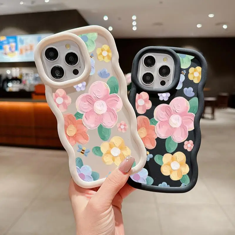 꽃 캔디 컬러 전화 케이스 화웨이 명예 X9A X8A X7A X8 X6 노바 3i Y70 P40 라이트 Y7 2018 Y7 프로 Y9 프라임 2019 웨이브 커버
