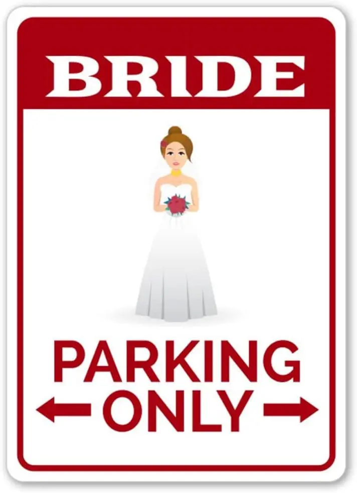 Bride Parking Sign, Bride Sign, Bride Car Parking, Bride And Groom, Parking Sign, Custom Parking Sign, Wedding Parking, Funny Br