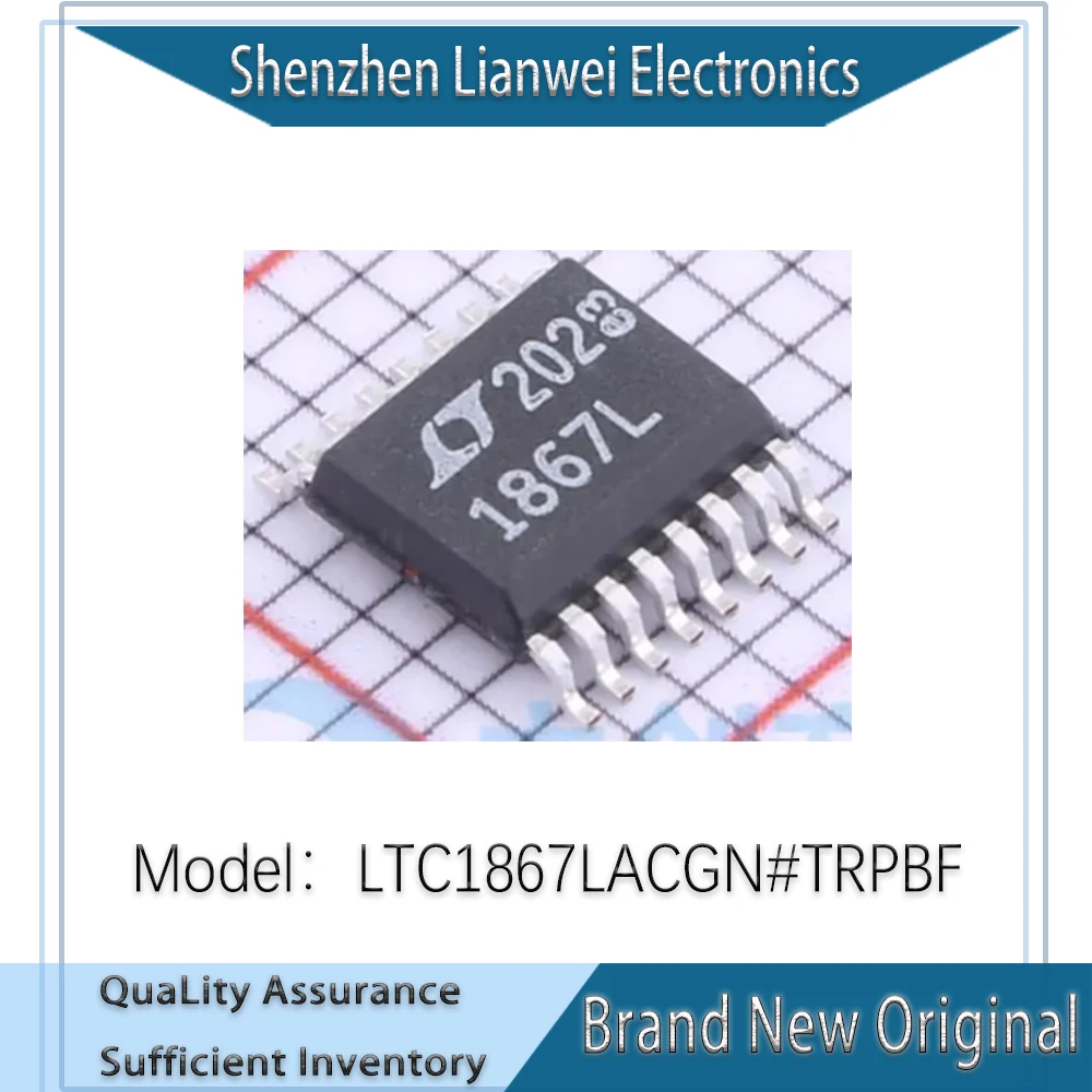 

100% New Original LTC1867LACGN#TRPBF LTC1867LACGN 1867L IC ADC 16BIT Chipset SSOP-16