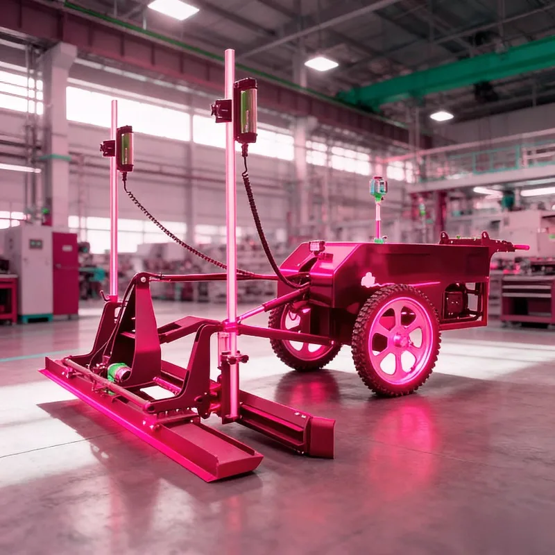 Hot size 2.5m width Concrete Advanced Concrete Laser Screed Machine Floor Leveling Robot Automated Operation