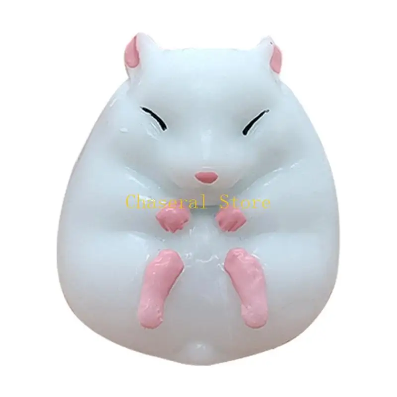 E7ce zachte rekbare hamster squeeze dieren beeldje Decompress kantoor stress speelgoed Antianxiety speelgoed stressverlichter