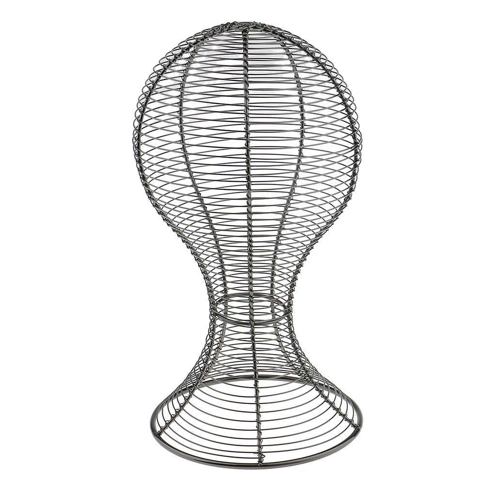 Freestanding Hat Holder Display Iron Wig Stand Rack for Home Bedroom Hat Hanger and Storage