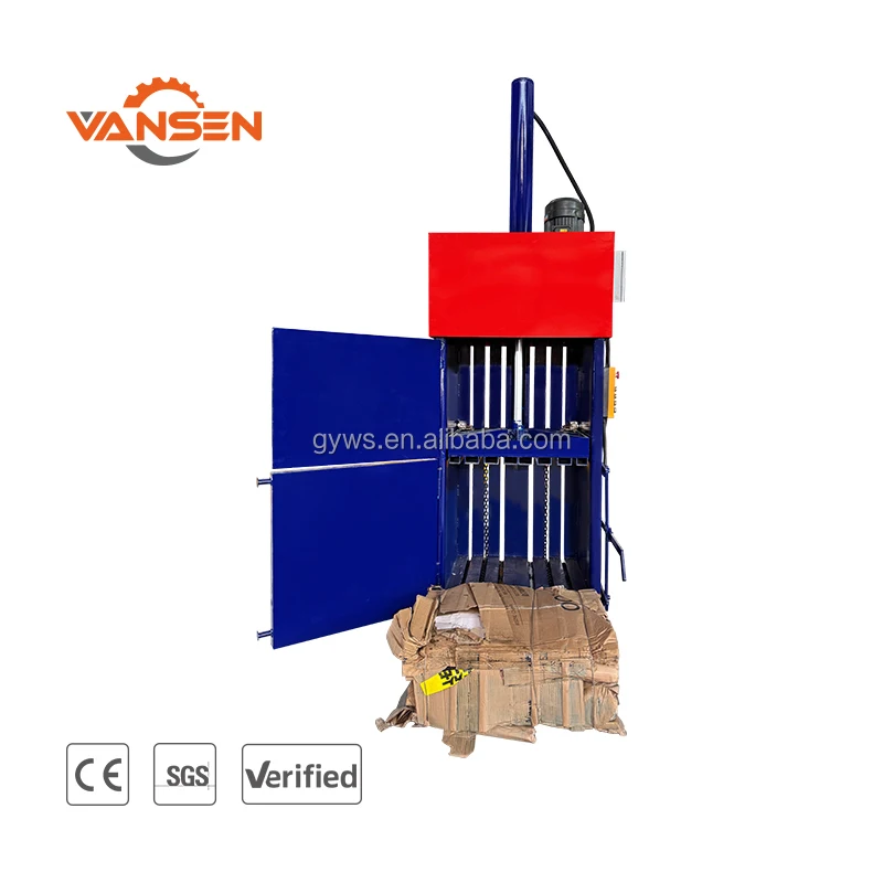 Hydraulic Vertical Baling Press Machine Waste Paperboard Baler Waste Carton Compactor Waste Paper  Baler