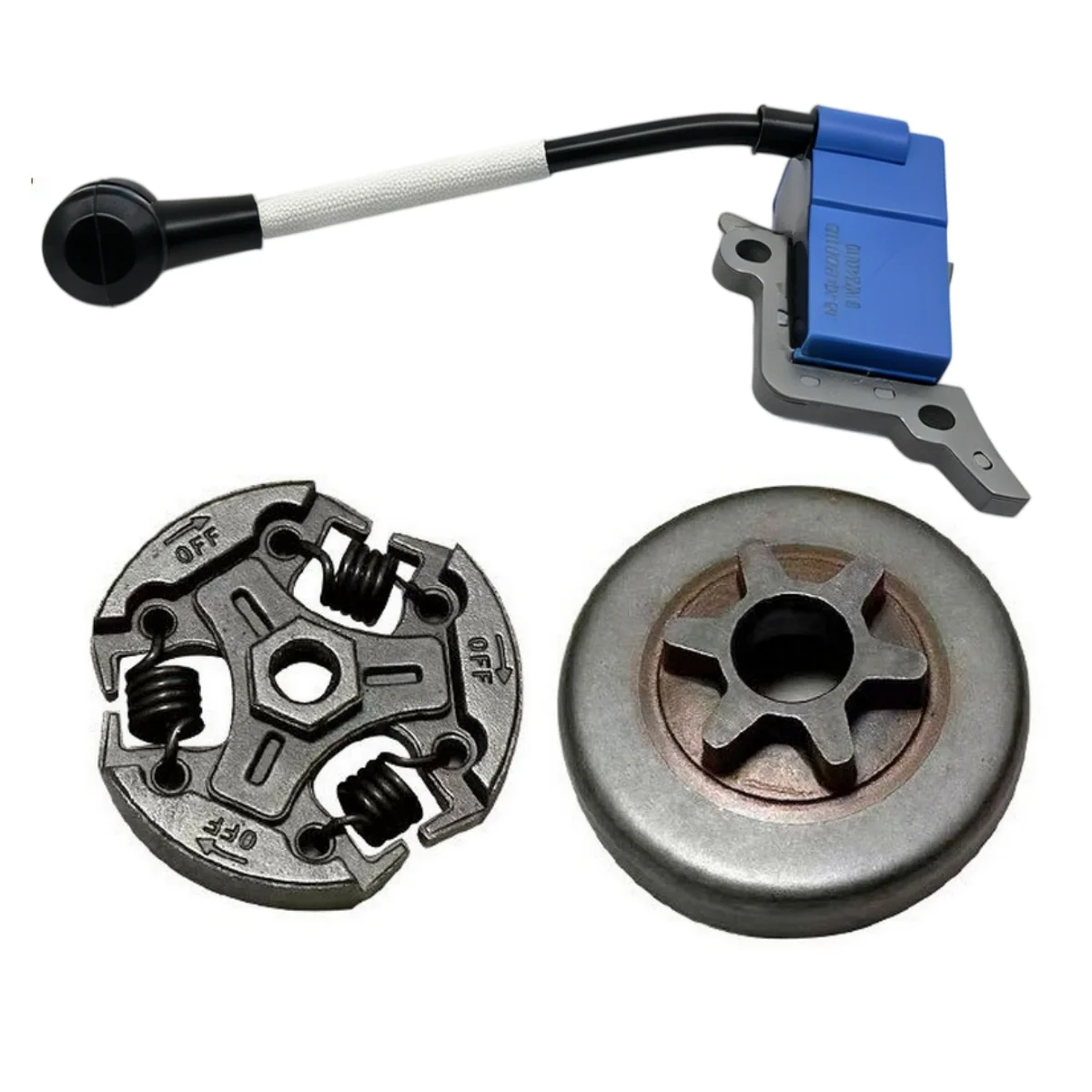 Clutch and Clutch Drum Ignition Coil Kit For ECHO 2511 CS-2511 CS2511 A056000830 CS-2511TES A556-001720