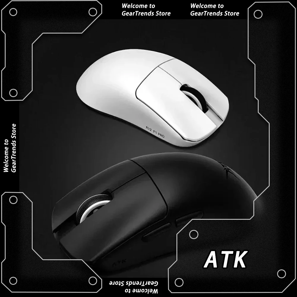 ATK Blazing Sky F1 PRO MAX Wireless Mouse Dual Mode Esports Mouse Lightweight Paw3950 Gaming Office PC Accessory Liekong F1