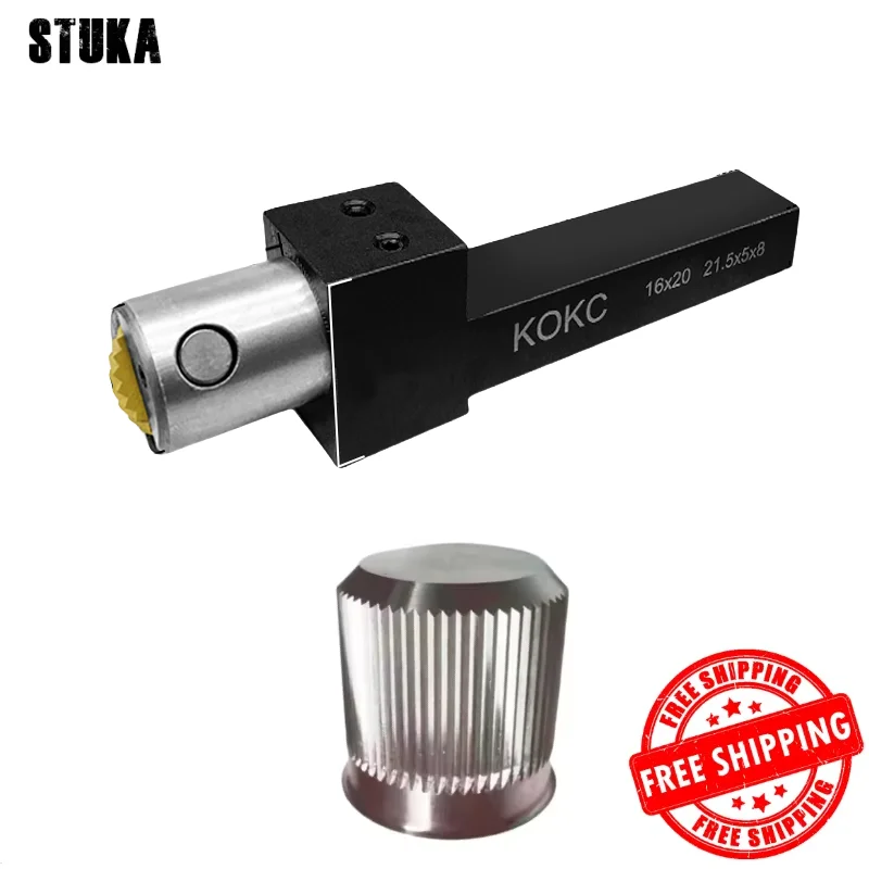 

New Style Cutting Knurling 16*16 20*20 25*25 Single straight Wheel Tools For CNC Lathe