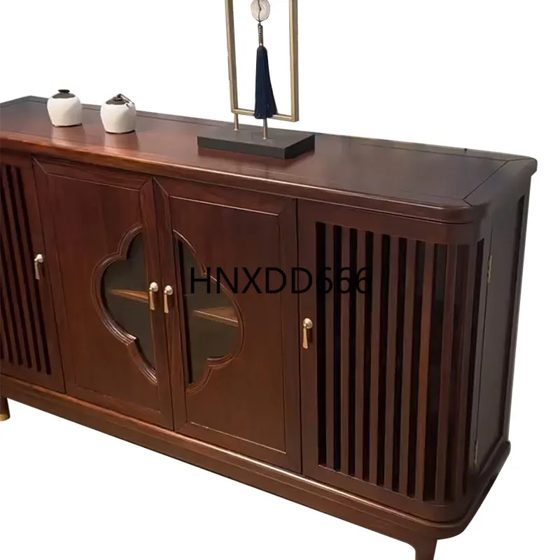 

New Chinese ebony dining side cabinet storage cabinet