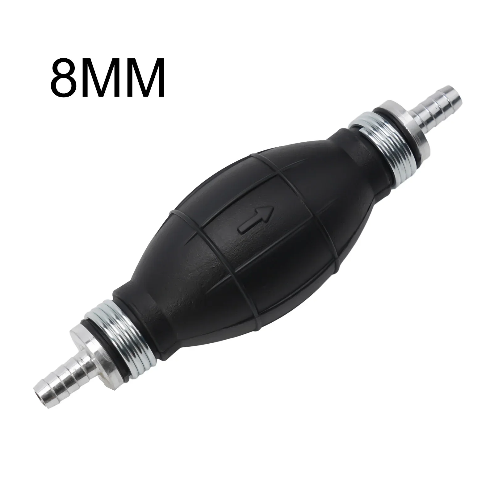 8mm Fuel Primer Bulb  Auto Hand Pump Diesel Petrol Priming  Non-Return  Black Valve Car Boat Bulb Hand Pumps Auto Parts