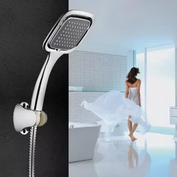 Large square Shower Head high pressure shower head hose set shower Faucet Bathroom Accessories