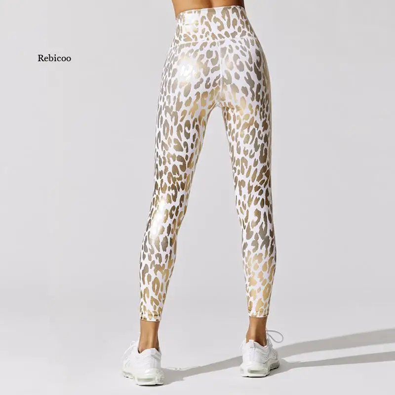 Sexy Leopard Skin Leggings Women Fitness Seamless Leggins Push Up Women Sports Quick Drying High Waist Gym Clothing