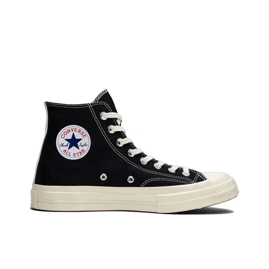 Converse 1970s Chuck Taylor All Star Hi X CDG Men and Women Skateboarding Shoes High-top Outdoor Sneaker Classic