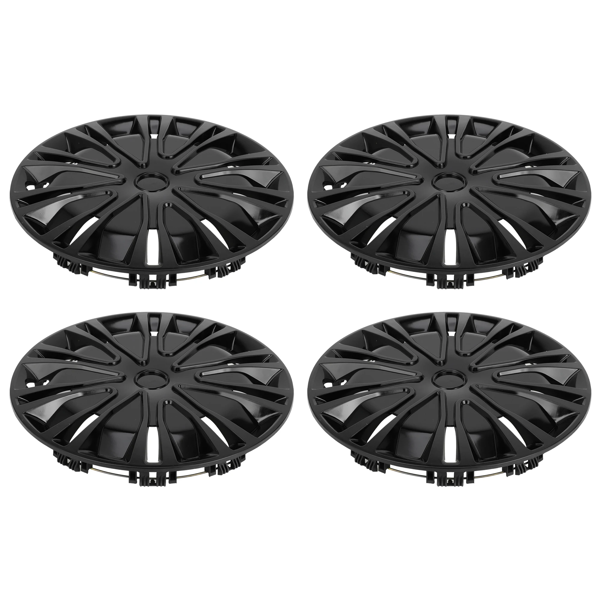 UXCELL 14 Inch Wheel Rim Hub Cover 4Pcs Universal Wheel Hub Caps Auto Decorative Hub Caps Vehicle Stylish Replacement Parts