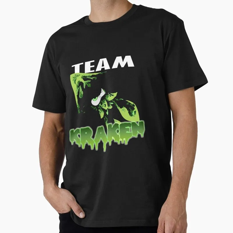 Team KRAKEN Cartoon Videogame Splatoon Gift T Shirt for Gamer 1130 Short Sleeve Graphic Clothes Unisex Tee US Size S-6XL