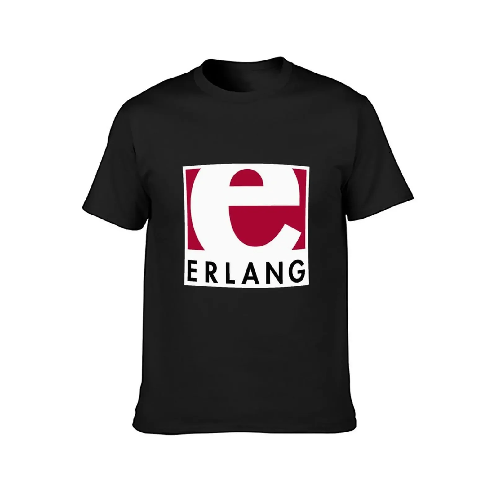 Erlang programming language logo T-Shirt custom t-shirts graphic t shirt vintage Anime t-shirt Louboutins men t shirts