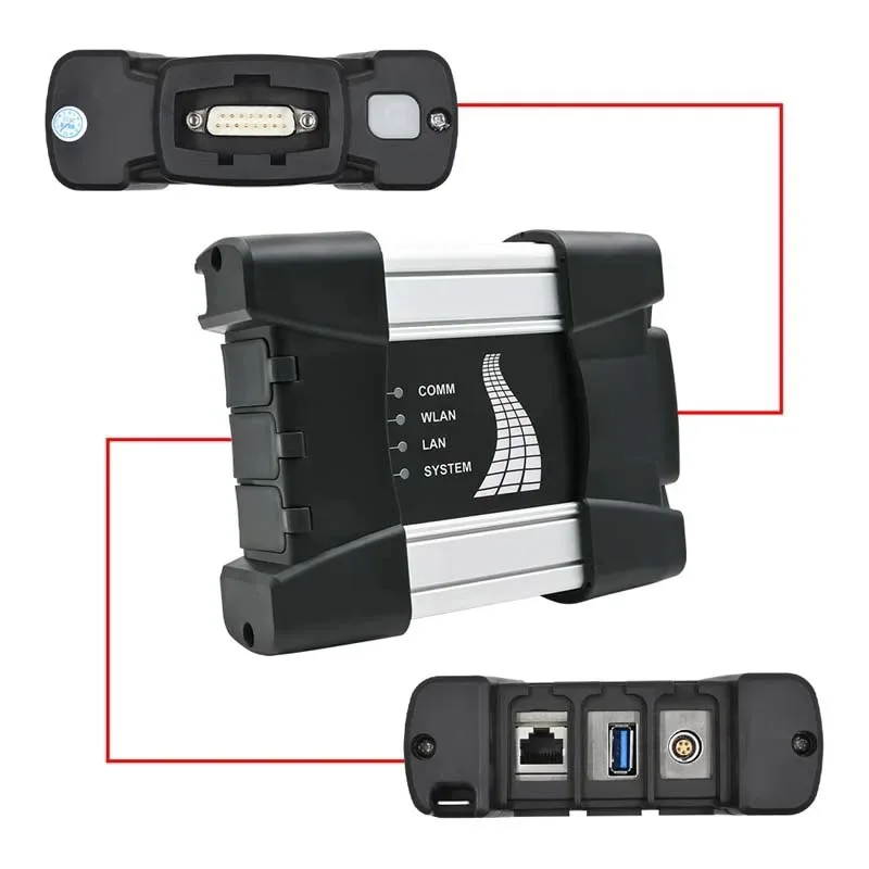 ICOM NEXT-analizador WIFI, herramienta de detección de programación de coche eléctrico con Software más reciente, Material plástico en inglés