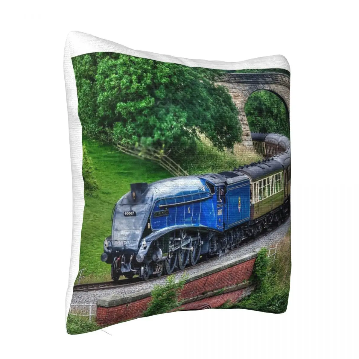 60007 Sir Nigel Gresley Locomotive Cushion Home Decor Items Cushions For Living Room Pillow Case Pillow Cover