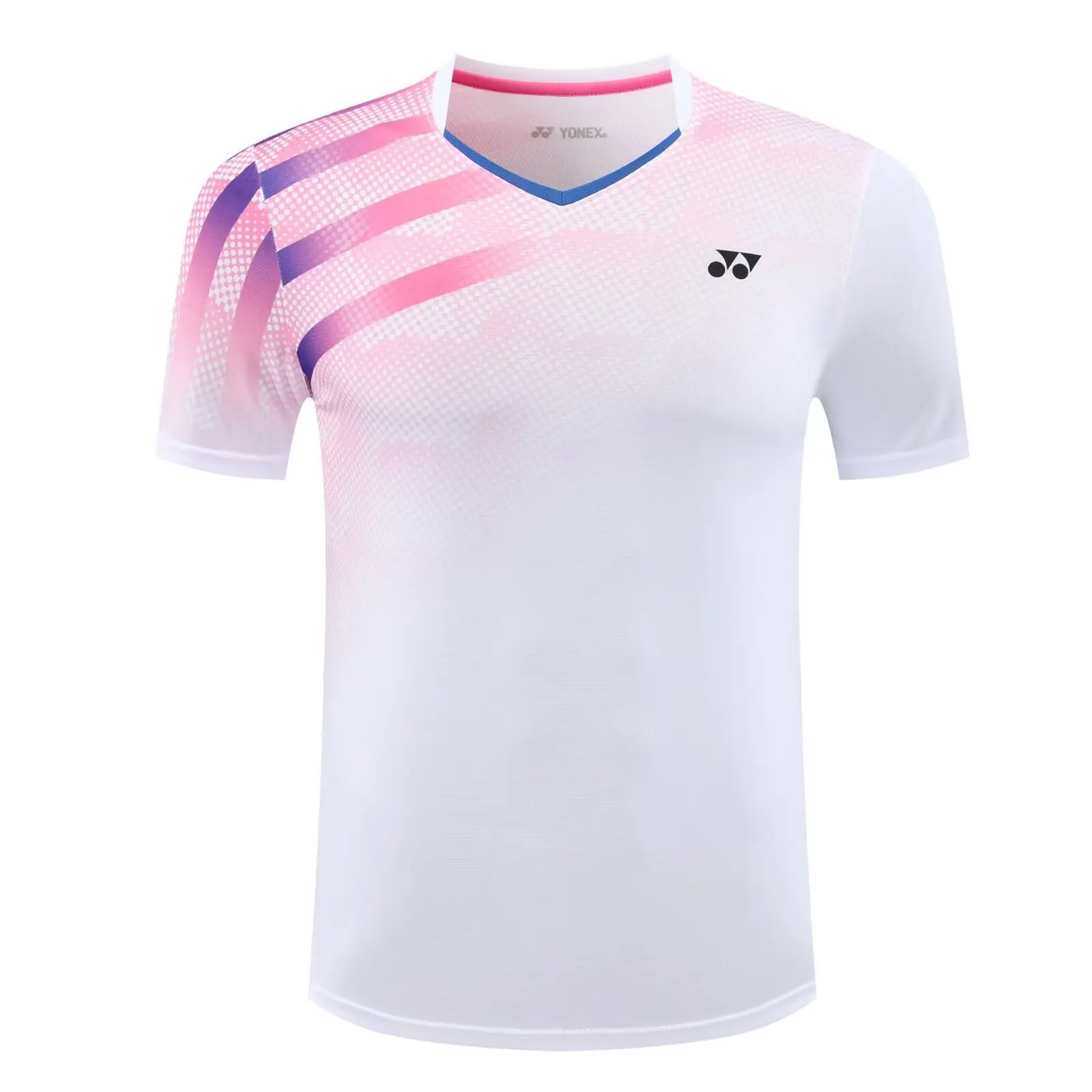 YONEX New Couple Badminton Suit YOBC3124CR Quick-drying Top Short-sleeved T-shirt Sweat-absorbing Deodorizing Breathable ﻿