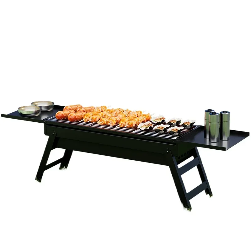 

Barbecue Grill Barbecue Grill Outdoor Portable Super Thick Stainless Steel Folding Household