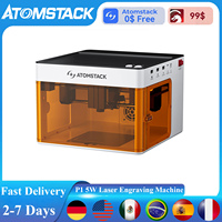 Atomstack P1 Laser Engraver Mini Portable 5W Laser Power Laser Cutting and Engraving Machine Safey High Speed For Many Materials