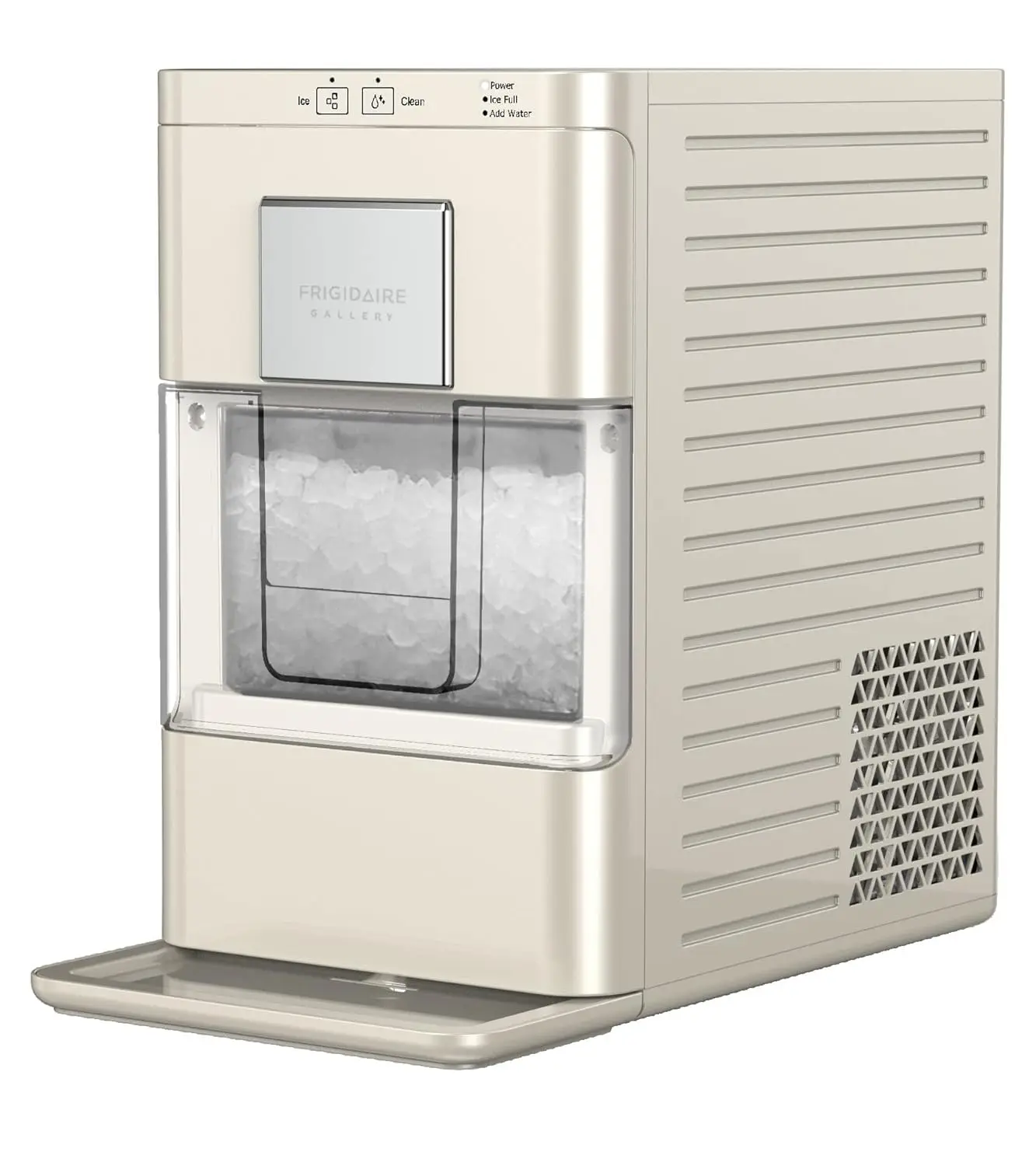 

EFIC255 Countertop Crunchy Chewable Nugget Ice Maker, 44lbs per Day, Auto Self Cleaning, 2.0 Gen, Cream