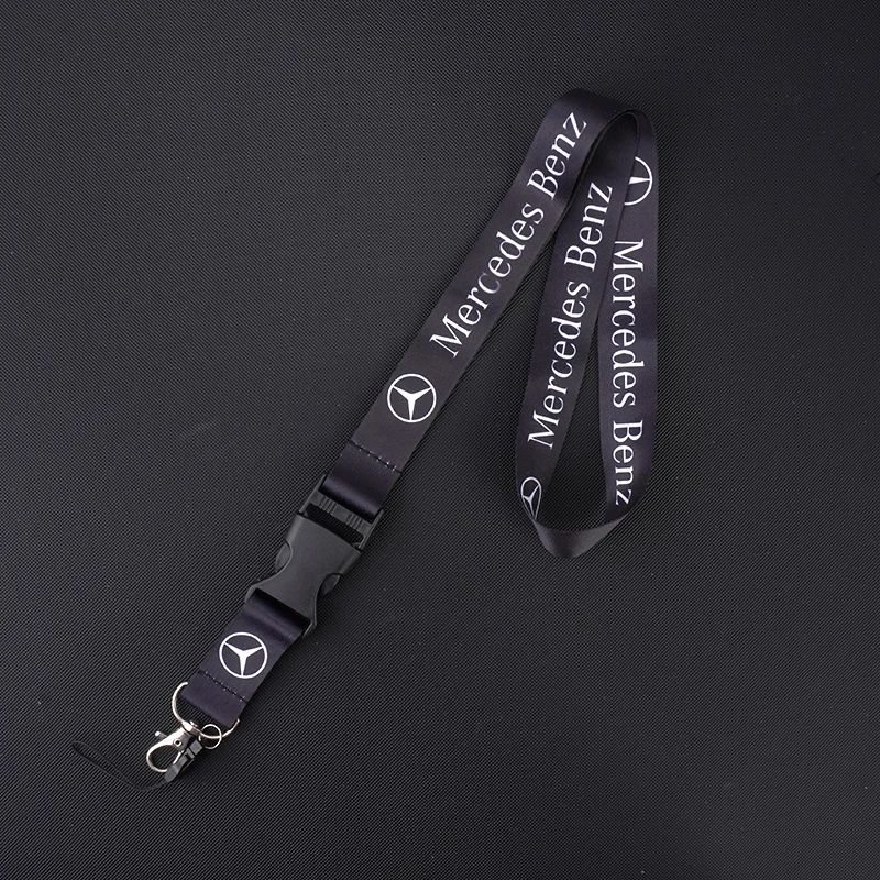 Lanyard Nylon Printing Emblem Style Keychain For Mercedes Benz AMG CLA CLS GLK GLE GLC W211 W203 W204 W210 W124 W202 W212 W222  view 4