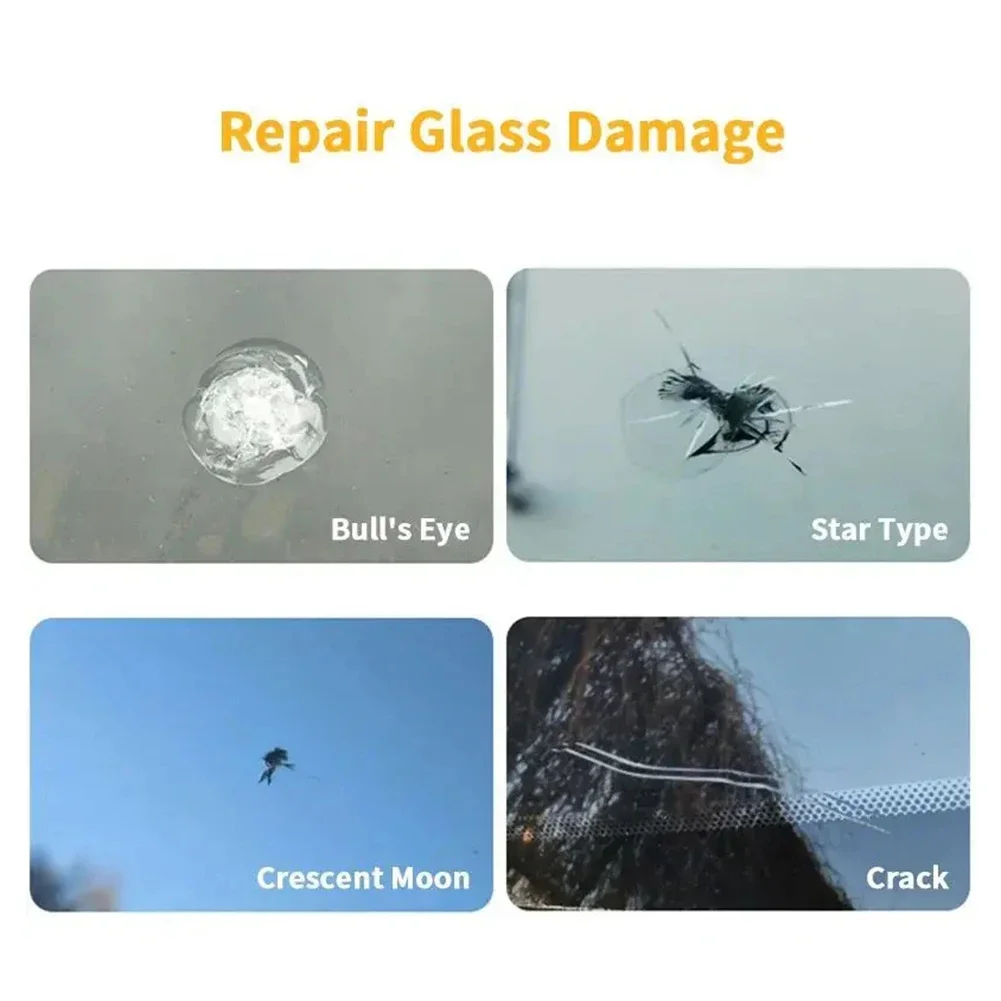 Windshield Crack Repair Car Glass Scratch Repair Convenient And Easy Cost-saving Solution High Universality Fitment