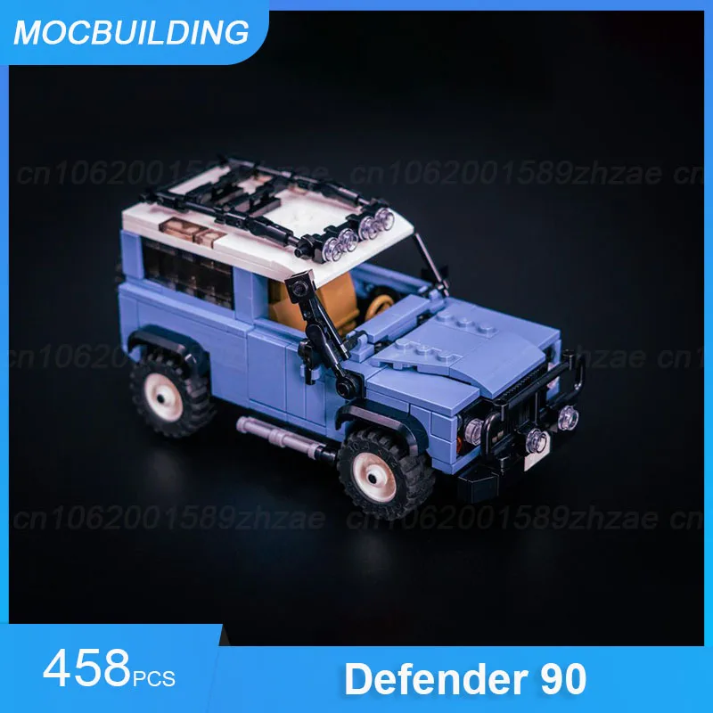 

MOC Building Blocks Defender 90 Car Model DIY Assemble Bricks Transportation Educational Creative Toys Collection Gifts 458PCS