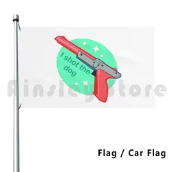 Duck Hunt Flag Car Flag Funny Gun Nes Classic Dog Kawaii Cute Video Game