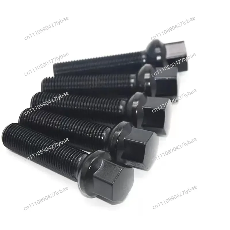 10 piece 28/35/40/45/50/55/60mm lengthen Steel Wheel Bolts M14 x 1.5mm WHEEL NUTS SEAT SUIT FOR VW Volkswagen