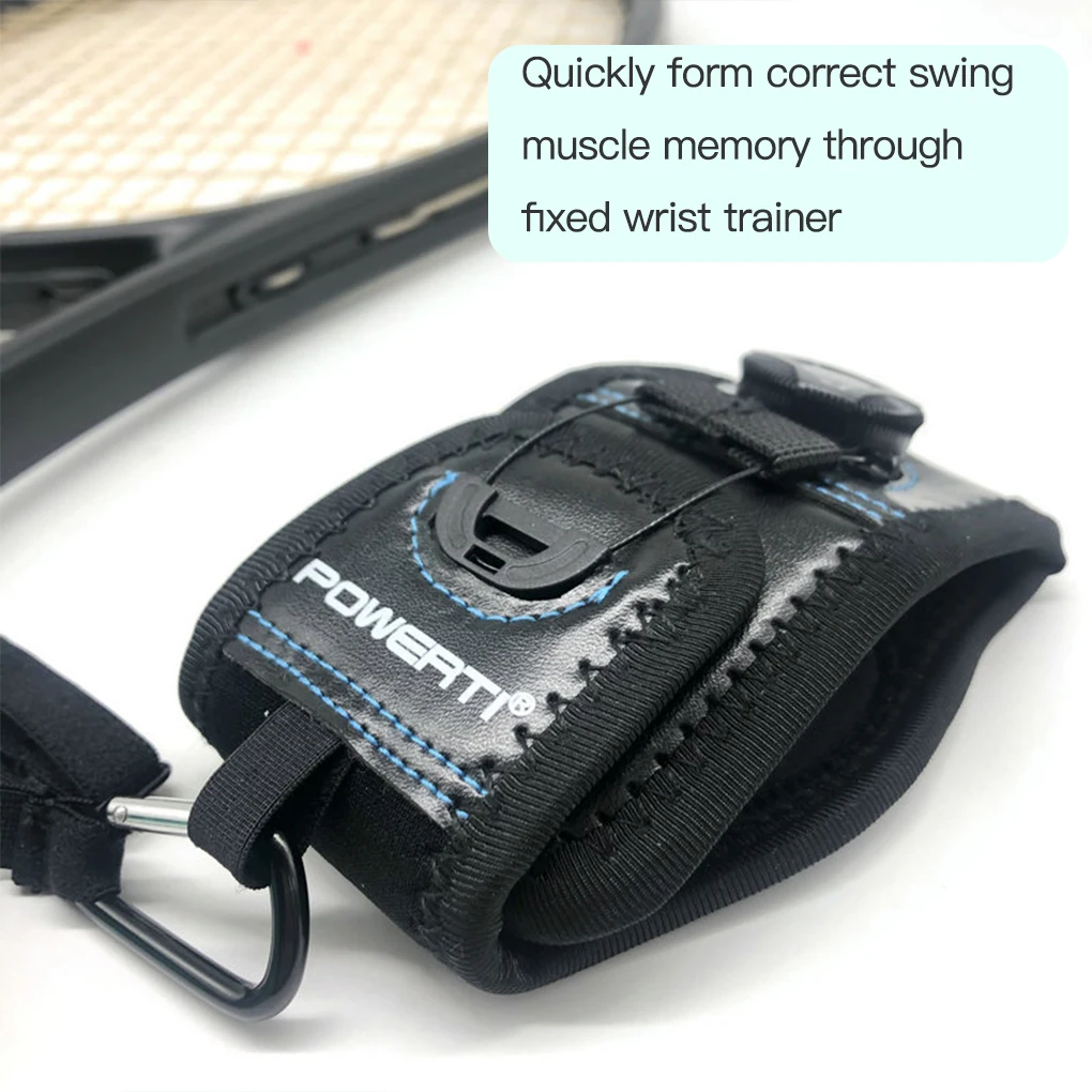 POWERTI Tennis Wrist Trainer Badminton Self-study Swing Posture Professional Practicing Movement Training Gadgets