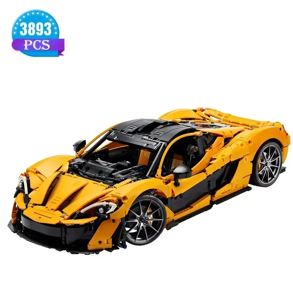 GSF 3893 pièces technique P1 Super blocs de construction de voiture de course modèle Super voitures de sport briques jouets pour garçons cadeaux