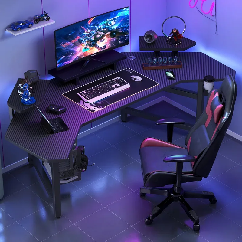 Aircraft Gaming Table Desktop Computer Table And Chair Set Home Bedroom Internet Celebrity Live Game Table Workbench Desk